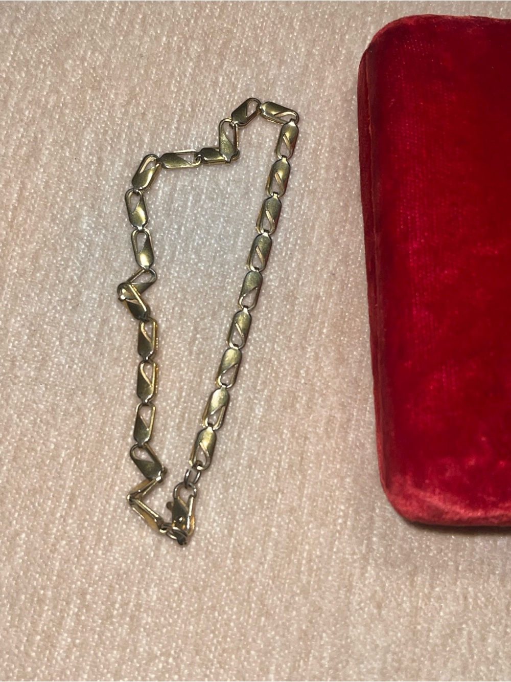 Gold Link Bracelet - Women's Costume Jewelry